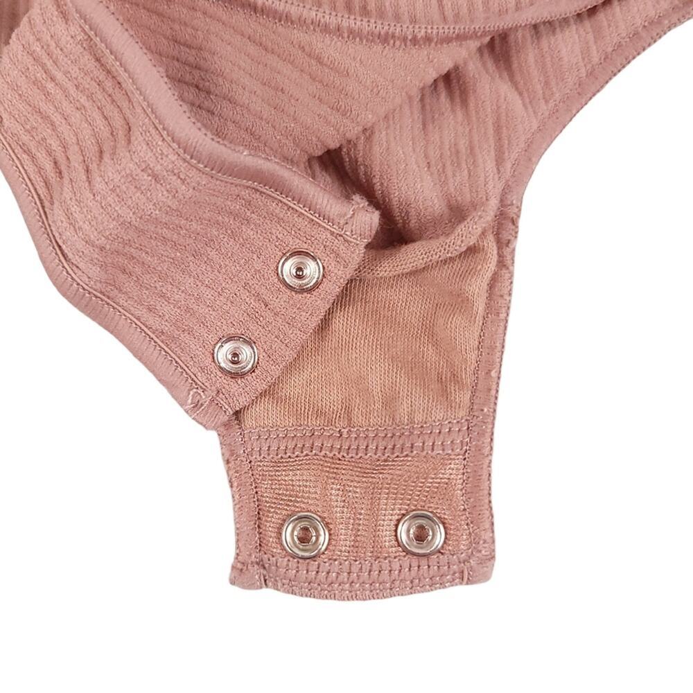 SKIMS Stretch Ribbed Bodysuit in Rose Clay Limited Edition Scoop Neck Tank - Picture 6 of 10